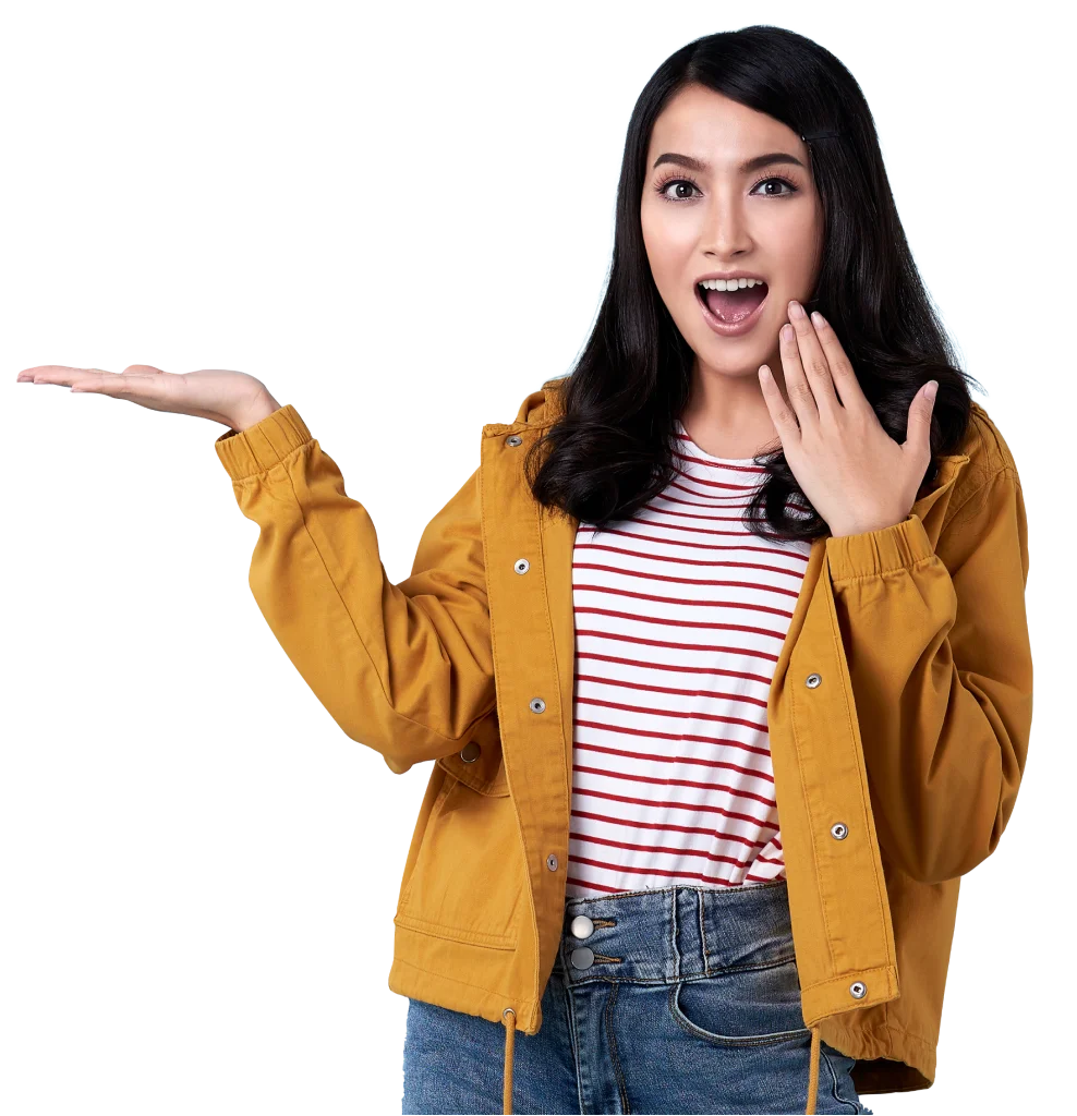Dexterity Global Group team member pointing at the commitments list